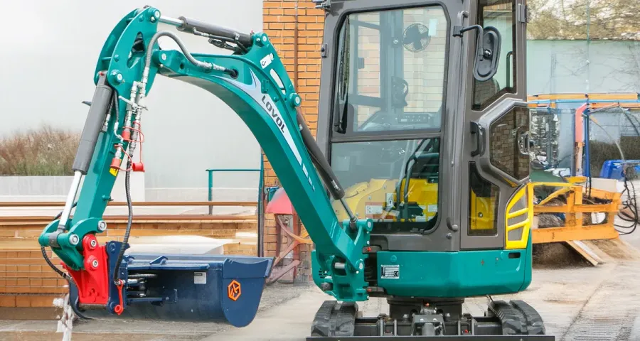 Minikoparka Lovol Koparka Lovol ze skarpówką