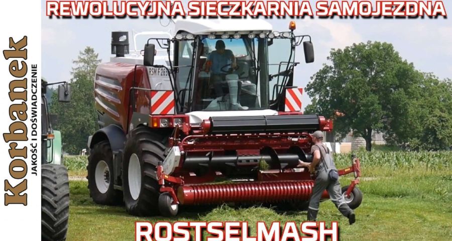 Sieczkarnia Samojezdna RSM F 2650 Rostselmash w Niemczech od Korbanek