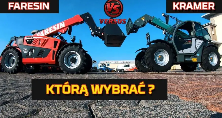 Tapeta Kramer vs faresin - ładowarka teleskopowa test moc ładowność wysokość załadunku nowy nabytek www.korbanek.pl