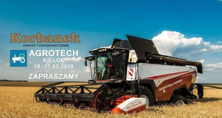 Agrotech Kielce 2019 - Kombajn zbożowy