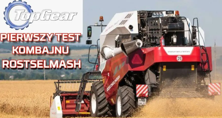 Obraz Testowanego kombajnu w TopGear marki Rostselmash Nova 330 na żniwach 2019 od Korbanek z opiniami
