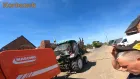 Klient i jego nowy nabytek prasa Maschio Entry 120