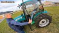 Pan Paweł wraz z synem kupił ciągnik Arbos 2040 na plantację porzeczki