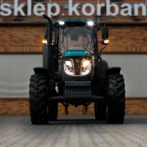 Ciągnik rolniczy Arbos 4100 Stage V widok na przednie oświetlenie