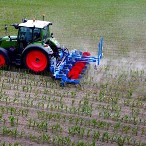 Ciągnik FENDT z pielnikiem CARRE ECONET SGI