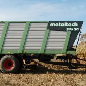 Przyczepa objętościowa SILO 40, 50 są produkowane przez Metaltech w ofercie firmy Korbanek