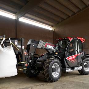 Faresin FS 7.32 wewnątrz hali z big bag