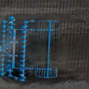 Lemken Heliodor podczas pracy z góry