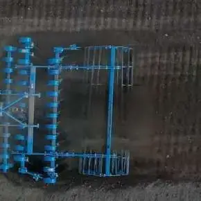 Lemken Heliodor podczas pracy z góry