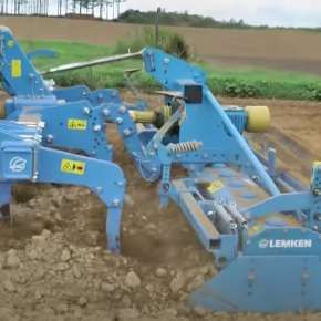 Lemken Topas z broną aktywną