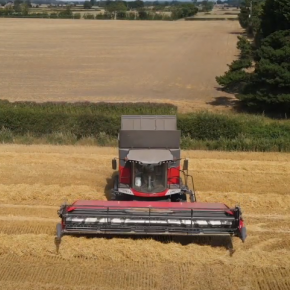 Massey Ferguson Centora na polu od przodu