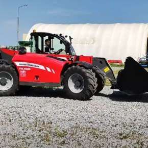 Massey Ferguson TH 7035 ładowarka z łyżka na krobanek.pl