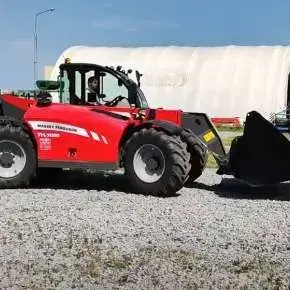 Massey Ferguson TH 7035 ładowarka z łyżka na krobanek.pl