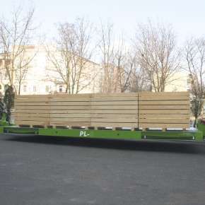 Platforma transportowa Unia Group PL 6, maszyna polskiego producenta dostępna w firmie Korbanek