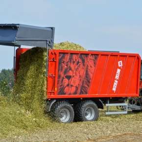 Uniwersalna przyczepa rolnicza z wypychaną ścianą tylną T935/6 LionPOWER firmy Metal-Fach