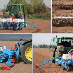 Siewnik Twin Row podczas siewu