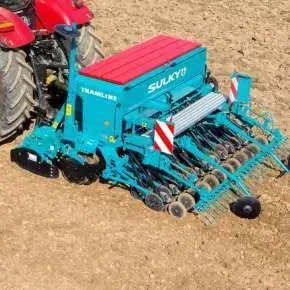 Siewnik zbożowy mechaniczny Sulky Tramline CX sieje