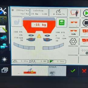 Terminal ISOBUS Touch 800 oprogramowanie rozsiewacza PRIMO