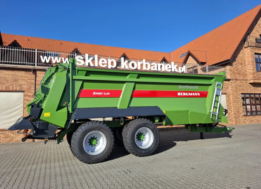 Rozrzutnik precyzyjny do obornika wapna Bergmann XPERT 5.24 Duża pojemność