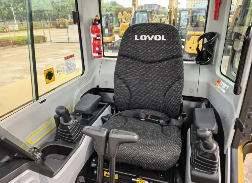 Mini koparka Lovol FR55F-u fotel operatora