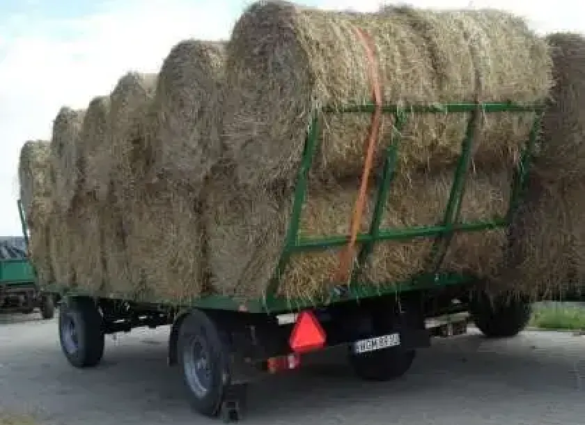 Używana Przyczepa do przewozu bel w okazyjnej cenie 