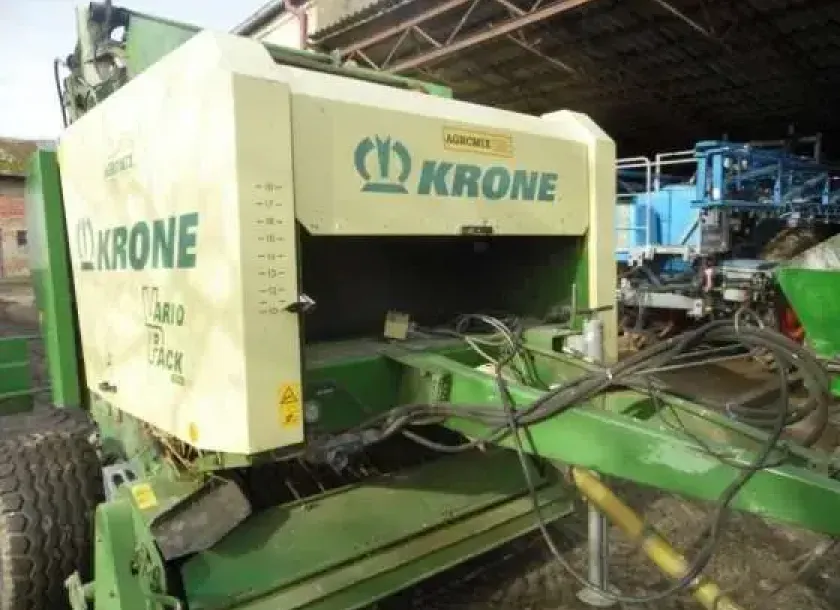używana prasa zwijająca Krone Vario Pack 1810 Eco 2002 r w dobrym stanie technicznym