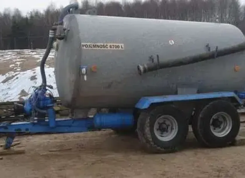 Wóz asenizacyjny Pomot Chojna 6700 L dwie ośie korbanek.pl