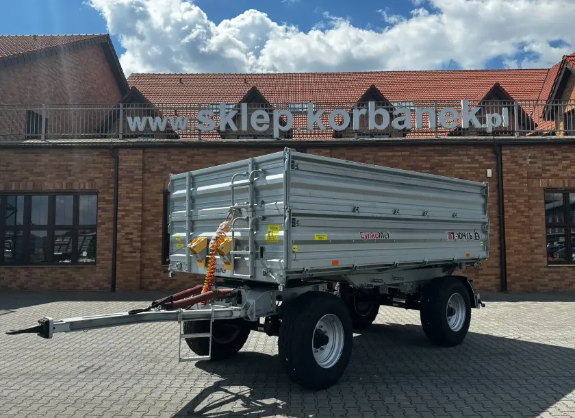 Przyczepa burtowa Cynkomet T-104/6 10 ton