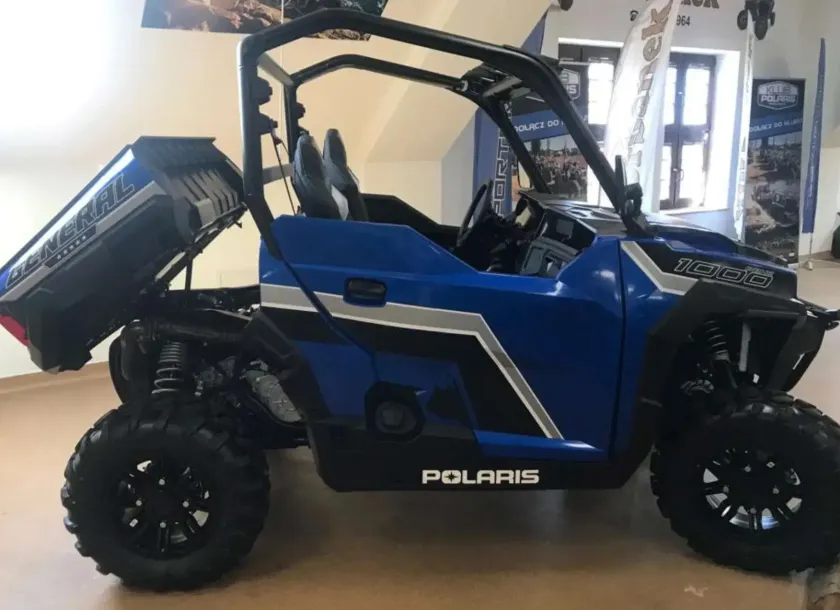 Quad www.korbanek.pl Atv Polaris General XP 1000 w kolorze niebieskim blue edition