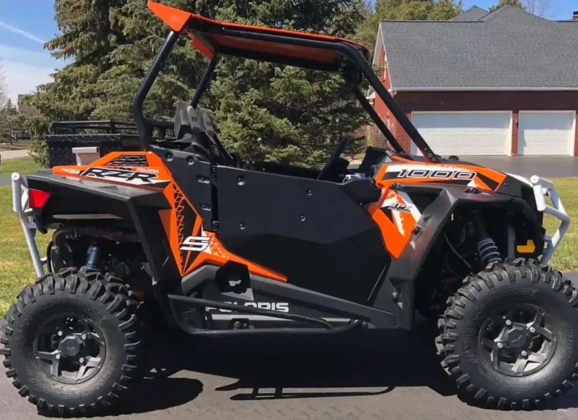 Atv Polaris RZR drzwi pełne amortyzatory Evans quad do wyścigów