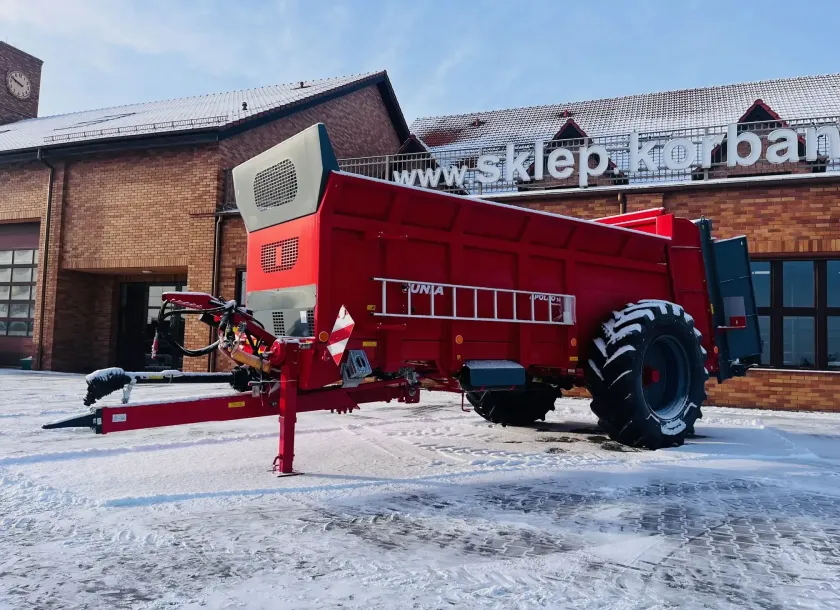 Jednoosiowy rozrzutnik obornika Unia Group Apollo 14 Premium