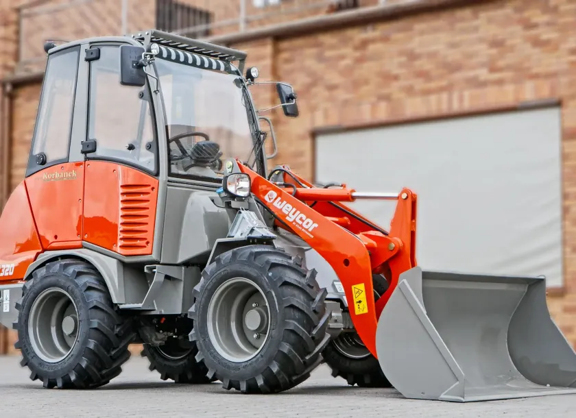 Atlas Weycor AR320 Yanmar z kabiną łyżka do materiałów sypkich