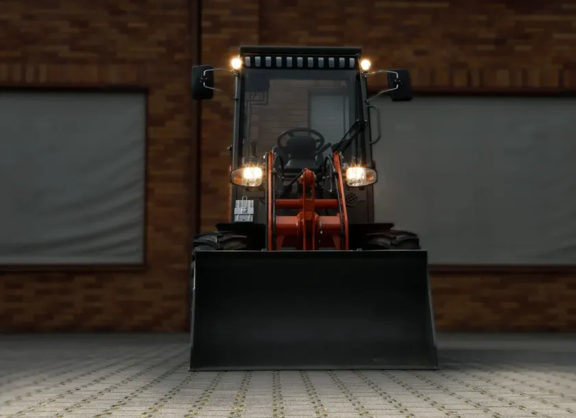 Atlas Weycor AR320 Yanmar ładowarka przegubowa z kabiną oświetlenie przód