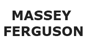 logo Massey Ferguson w kolorze czarnym 