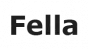 logo fella czarny napis na bialym tle