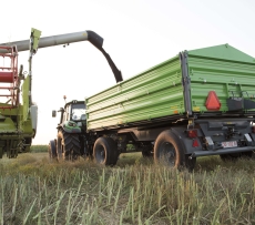 Przyczepa burtowa Unia P TD Long do 14 ton przyczepa dwuosiowa trójstronny wowrót