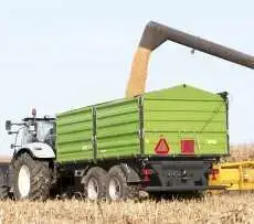 Przyczepa burtowa Unia P TD Long do 14 ton przyczepa na zawieszeniu tandemowym