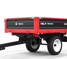 T963 Nela jednoosiowa wywrotka o ładowności 1250 kg firmy Metal-Fach Sokółka