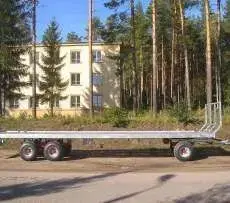 Przyczepa rolnicza do bel firmy cynkomet typ T-608