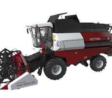 kombajn zbożowy Rostselmash Vector 425 z hederem modelik www.korbanek.pl