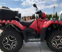 Sportsman XP 1000 STRAŻ Polaris kolor czerwony felgi aluminiowe z bedlock wyciagarka 2500 LB linka stalowa napęd 2x4 4x4 EPS wspomaganie kierownicy osłony rak ADC kontrola zjazdu dodatkowe światło w kierownicy korbanek.pl