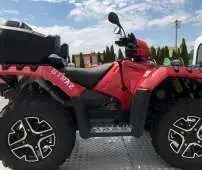 Sportsman XP 1000 STRAŻ Polaris kolor czerwony felgi aluminiowe z bedlock wyciagarka 2500 LB linka stalowa napęd 2x4 4x4 EPS wspomaganie kierownicy osłony rak ADC kontrola zjazdu dodatkowe światło w kierownicy korbanek.pl