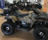 Sportsman Polaris 570 EPS Touring wspomaganie kierownicy kolor camo dodatkowe oparcie wersja dla dwóch osób felgi stalowe lusterka boczne napęd 4x4 2x4 Korbanek.pl