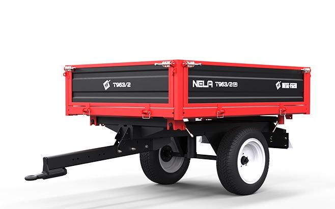 T963 Nela jednoosiowa wywrotka o ładowności 1250 kg firmy Metal-Fach Sokółka