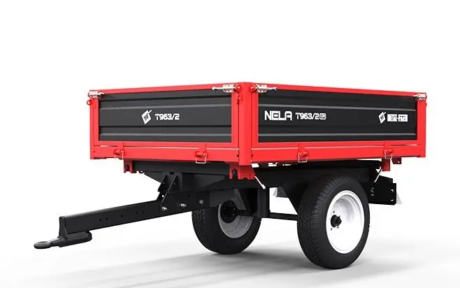 T963 Nela jednoosiowa wywrotka o ładowności 1250 kg firmy Metal-Fach Sokółka