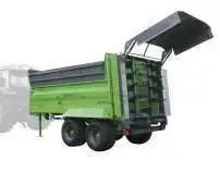 rozrzutnik obornika Unia tytan Premium z pionowym aplikatorem do 14 ton oferta korbanek.pl