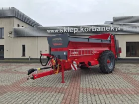 Rozrzutnik uniwersalny do wapna do obornika jednoosiowy Unia Apollo 8 premium plac firma Korbanek