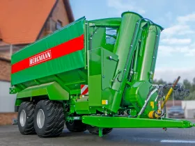 Przyczepa przeładowcza Bergmann GTW 330 Plac firma Korbanek