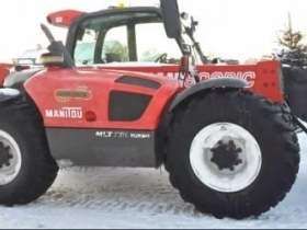 Ładowarka teleskopowa Manitou MLT732 120 LSU na placu