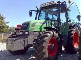 Używany ciągnik rolniczy Fendt 307 widok na przód i lewy bok pojazdu 